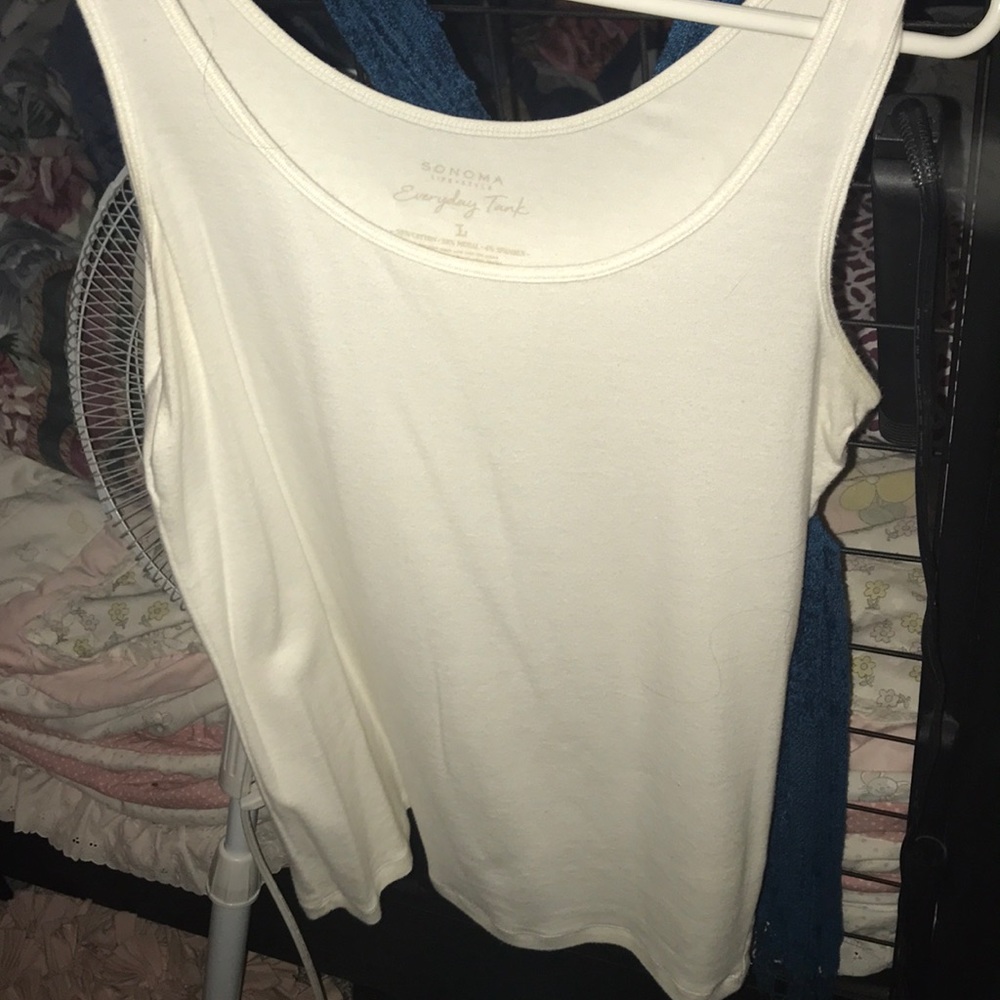 White tank top
